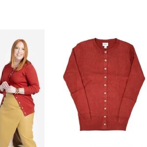 LuLaRoe Becky Button Closure Cardigan 1966